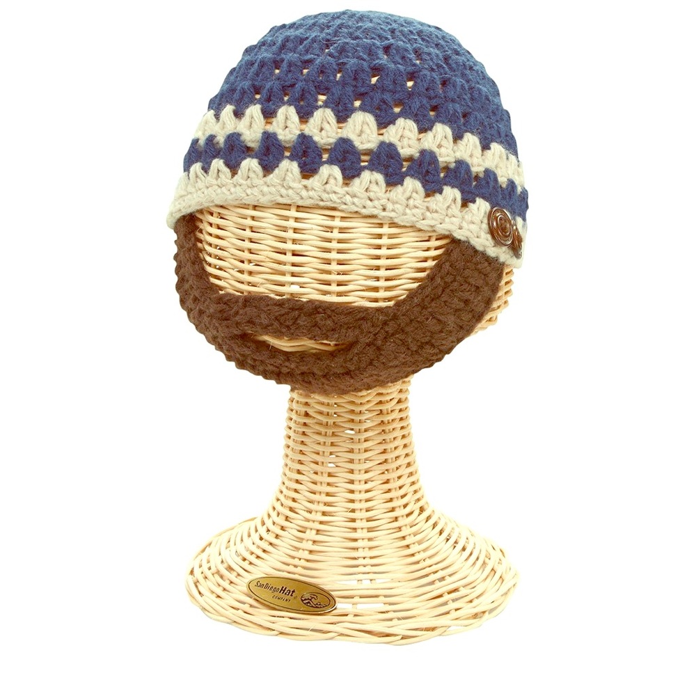 *New* Crochet Detachable Beard Hat